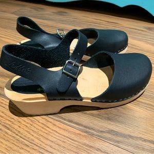 Lotta From Stockholm Black Leather Sandals